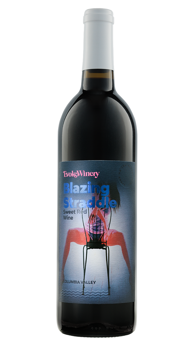 BLAZING STRADDLE SWEET RED - NV – Evoke Winery