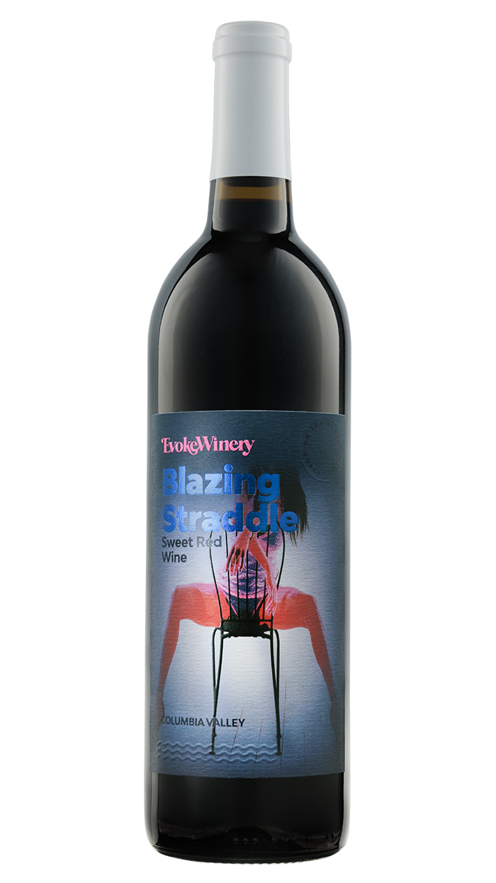 BLAZING STRADDLE SWEET RED - NV – Evoke Winery