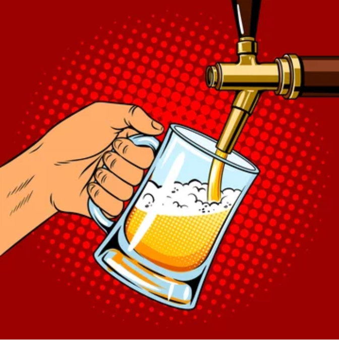 BEER on tap